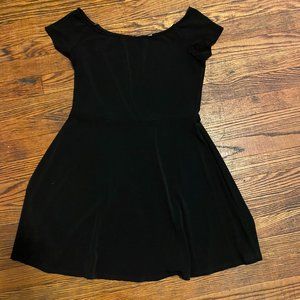 Urban Outfitters Kimchi Blue Cap Sleeve Black Mini Dress - L